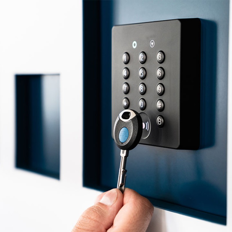 Lector teclat numèric per porta RFID / PIN - a paret